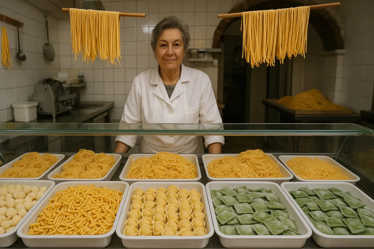 Gastronomie artigianali di Brescia: il banco dove trovare pasta fresca fatta ogni mattina