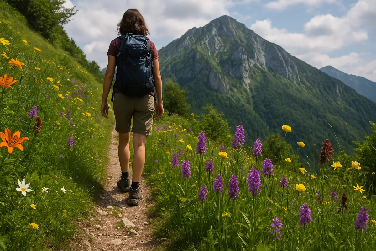 Passeggiata tra le fioriture spontanee delle Prealpi Bresciane: il tratto in cui sbocciano le specie più rare