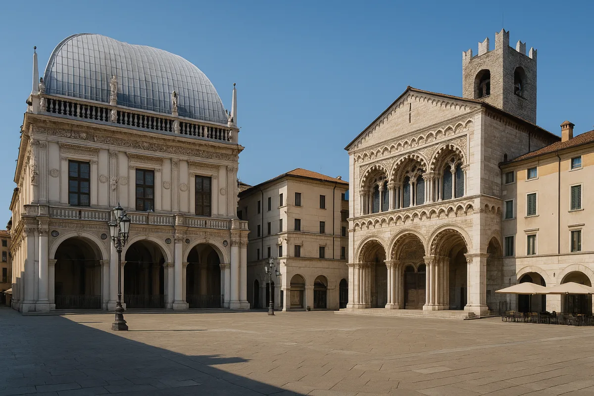 Quali sono le piazze principali di Brescia? In una trovi dettagli architettonici introvabili altrove