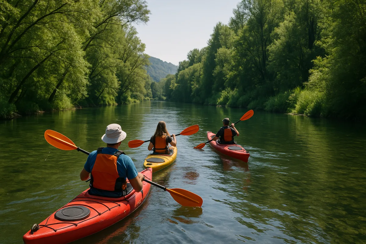 Escursioni guidate in kayak sul fiume Oglio: il tratto meno battuto perfetto per silenzio e natura incontaminata